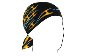 Image of Zan Headgear Cotton Flydanna, One Size, Hot Rod Flame, Z435