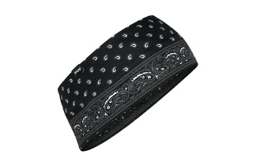 Image of Zan Headgear SportFlex Headband, One Size, Black Paisley, HBL101