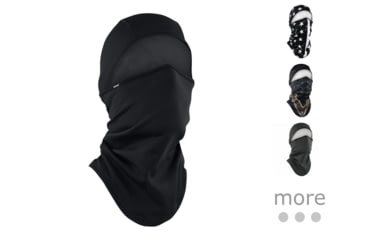 Image of Zan Headgear Sportflex Series Balaclava, Black, Black and White Flag, Black/Orange, Charcoal Heather, Electric Skull, Hi-Viz Orange