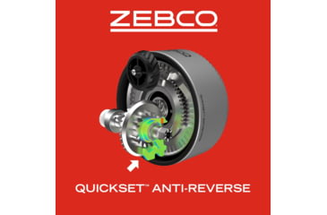 Image of Zebco 33 Pistol Spincast Reel and Rod Combo, 5ft 6in 2-PC Fiberglass Rod w/ EVA Handle, QuickSet Anti-Reverse Reel w/ Bite Alert, Silver, 33562PMA.NS4
