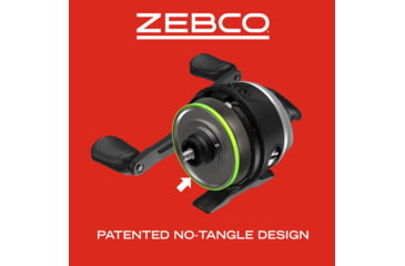 Image of Zebco 33 Pistol Spincast Reel and Rod Combo, 5ft 6in 2-PC Fiberglass Rod w/ EVA Handle, QuickSet Anti-Reverse Reel w/ Bite Alert, Silver, 33562PMA.NS4