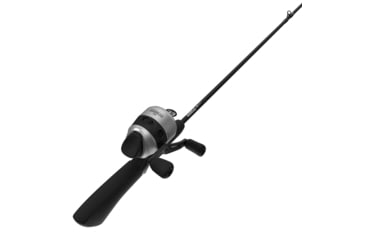 Image of Zebco 33 Pistol Spincast Reel and Rod Combo, 5ft 6in 2-PC Fiberglass Rod w/ EVA Handle, QuickSet Anti-Reverse Reel w/ Bite Alert, Silver, 33562PMA.NS4