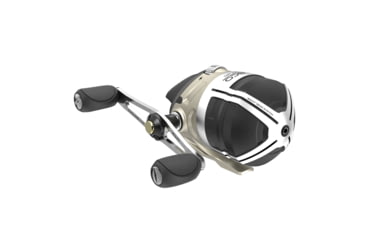 Image of Zebco Bullet MG Spincast Reel, SZ 30 Reel, Fast 29.6 Inches Per Turn, 5.1-1 Ratio, Ultra-Lightweight Magnesium Body, Pre-spooled w/ 10 lb Zebco Fishing Line, Dark Silver, ZB30MG.BX3