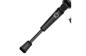 Image of Zebco Omega Pro Spincast Reel and Rod Combo, 6ft 2-PC IM6 Graphite Pole, Split MaxTac Grip Rod Handle, SZ 30 Reel, Pre-spooled w/ 10lb Zebco Line, Black, ZO30PRO602M.NS3