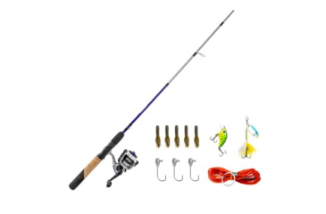 Image of Zebco Ready Tackle Panfish 10sz 5 ft 6 in Spinning Combo w/Strike King Tackle, 2 Pieces, Light, 21-44695