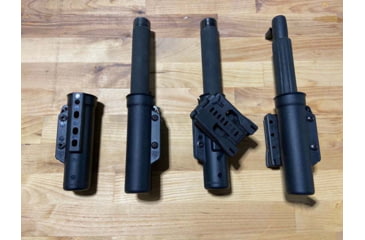 Image of Zero9 Baton Case Holster, ASP Style, Tek-Lok, Plain Black, Z9-4038-BLK-TEK