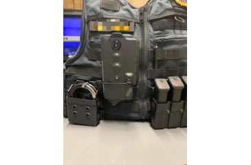 Image of Zero9 Bodyworn Rem Holster, Bodyworn, Molle Loks, Plain Black, Z9-2014-BLK-MLK