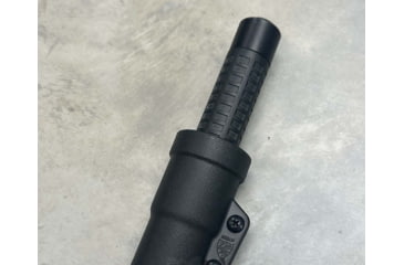 Image of Zero9 Flashlight Case Holster, Bezel Down 2, Molle Loks, Wolf Grey, Z9-4025-GRY-MLK