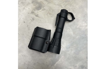 Image of Zero9 Flashlight Case Holster, Bezel Down 2, Molle Loks, Wolf Grey, Z9-4025-GRY-MLK
