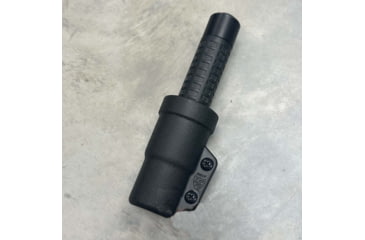 Image of Zero9 Flashlight Case Holster, Bezel Down 2, Molle Loks, Wolf Grey, Z9-4025-GRY-MLK