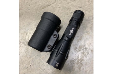 Image of Zero9 Flashlight Case Holster, Bezel Down 2, Molle Loks, Wolf Grey, Z9-4025-GRY-MLK