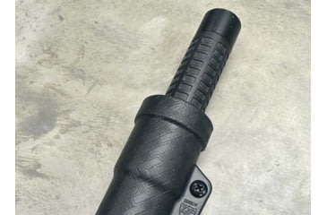 Image of Zero9 Flashlight Case Holster, Bezel Down 2, Molle Loks, Wolf Grey, Z9-4025-GRY-MLK