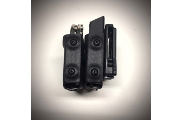 Image of Zero9 Double Cuff Case Holster, ASP, Tek-Lok, Basketweave, Z9-4004-BW-TEK
