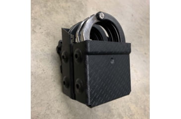 Image of Zero9 Double Cuff Case Holster, ASP, Tek-Lok, Basketweave, Z9-4004-BW-TEK