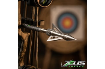 Image of Zeus Breach Broadhead 100 and 125 gr Tips Included 4 Pk, 1503838