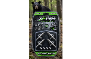 Image of Zeus Breach Broadhead 100 and 125 gr Tips Included 4 Pk, 1503838