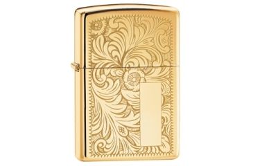 Image of Zippo Venetian Classic Style Lighter, High Polish Brass 352B
