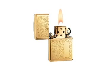 Image of Zippo Venetian Classic Style Lighter, High Polish Brass 352B