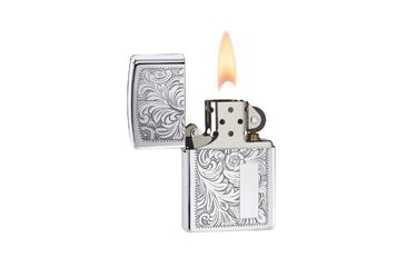 Image of Zippo Venetian Classic Style Lighter, High Polish Chrome 352