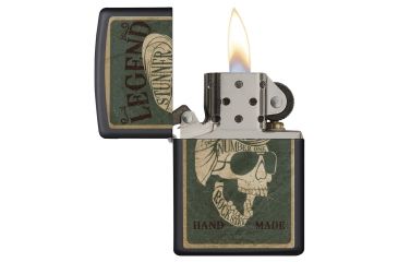 Image of Zippo Legendary Skull Design Pocket Lighter, 29630