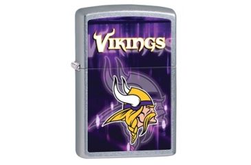 Image of Zippo NFL Vikings, Chrome, Small 28615