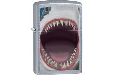 Image of Zippo Shark Teeth Street Chrome Lighter ZO28463