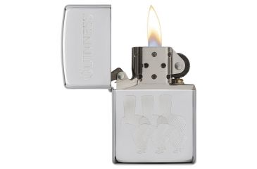 Image of Zippo Toucan Guinness High Polish Chrome Pocket Lighter, 29648