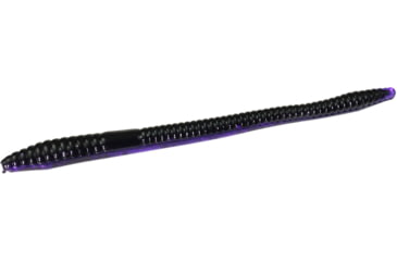 Image of Zoom Finesse Worm, 20 Pack, 4.5in, Black Light, 004369X