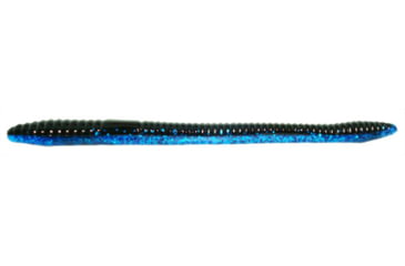 Image of Zoom Finesse Worm, 20 Pack, 4.5in, Black Sapphire, 004100X