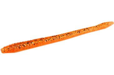 Image of Zoom Finesse Worm, 20 Pack, 4.5in, Bourbon Blaze, 004416X
