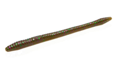Image of Zoom Finesse Worm, 20 Pack, 4.5in, Green Pump Purple Green, 004349X