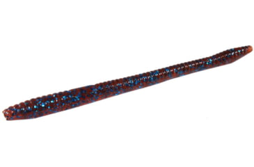 Image of Zoom Finesse Worm, 20 Pack, 4.5in, Moccasin Blue, 004007X