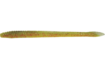Image of Zoom Finesse Worm, 20 Pack, 4.5in, Smoke Mustard Red, 004159X