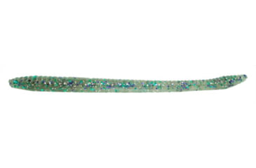 Image of Zoom Finesse Worm, 20 Pack, 4.5in, Smokin Green, 004035X