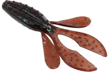 Image of Zoom Z-Hog Jr Creature Bait, 10 Pack, 3.5in, Scuppernong Green, 123316X