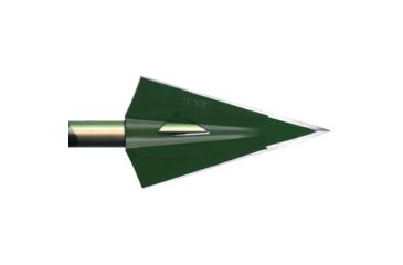 Image of Zwickey Delta Broadhead Glue On 4 Blade 135 grain, Green, Pack of 3, BD4