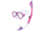 Body Glove Aruba Womens Mask / Snorkel Combo - Pink/Purple A0247DB8, M, Pink/Purple, 17043CMB-PNKPUR-M