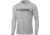 Rapala James Pond Long Sleeve Logo Performance Hooded Shirts - Men's, Gray/Black, Large, PSLS4-L