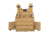 Guard Dog Body Armor Trakr Plate Carrier with Front Placard, FDE, TRAKR-FDE-PRO