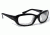 Verona/ Sharpview Clear, Glossy Black Frame Female Sunglasses, M-L