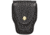 Aker Leather Model 508 Handcuff Case, Small, Brass Snap, Basketweave, Black, A508-BW-BR