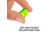 Allen ULTRX Tapered Foam Ear Plugs, Yellow/Lime Green, 25 Pair, NRR 32dB, 4116