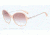 Armani EA4024 Single Vision Prescription Sunglasses EA4024-52028D-56 - Lens Diameter 56 mm, Frame Color Pearl Peach