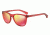 Armani EA4053 Sunglasses 53776Q-57 - Transparent Coral Frame, Red Multilayer Lenses