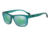 Armani EA4081 Single Vision Prescription Sunglasses EA4081-553431-57 - Lens Diameter 57 mm, Frame Color Matte Transparent Petroleum