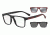 Armani EA4115F Progressive Prescription Sunglasses, 54mm, Matte Black, EA4115F-50421W-54-PRO