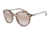 Armani EA4134F Sunglasses 57668Z-53 - , Light Brown Mirror Silver Grad Lenses