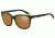 Armani Exchange AX4031 Sunglasses 815473-55 - Dk Purple/green Transparent Frame, Gold Mirror Lenses