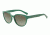 Armani Exchange AX4034 Sunglasses 81508E-54 - Mint Green/mint Gr Seaf Stripe Frame, Smoke Green Gradient Lenses