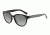Armani Exchange AX4034 Sunglasses 815311-54 - Black / Black White Stripe Frame, Grey Gradient Lenses